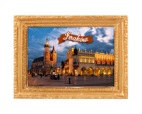 Polyresinowy magnes rama Kraków