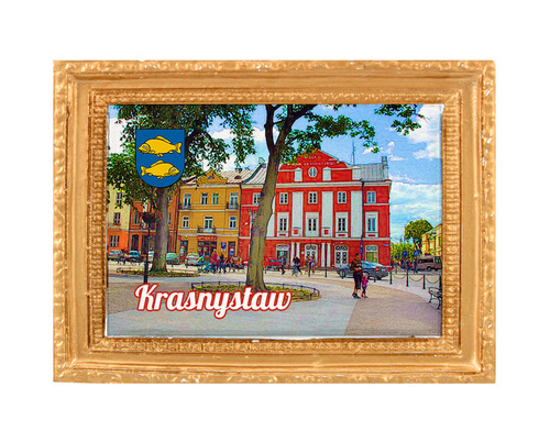 Polyresinowy magnes rama Krasnystaw