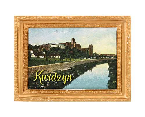 Polyresinowy magnes rama Kwidzyn
