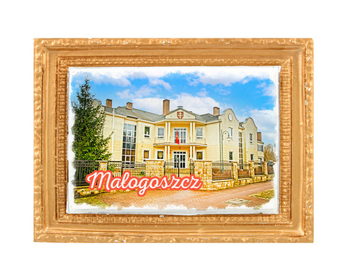 Polyresinowy magnes rama Małogoszcz