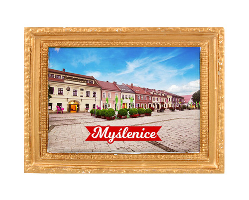 Polyresinowy magnes rama Myślenice