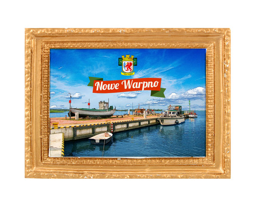 Polyresinowy magnes rama Nowe Warpno
