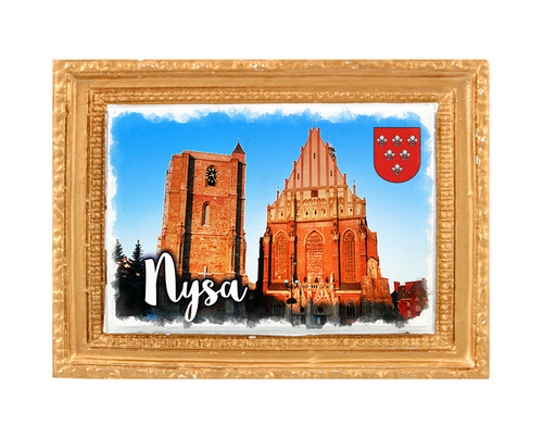 Polyresinowy magnes rama Nysa