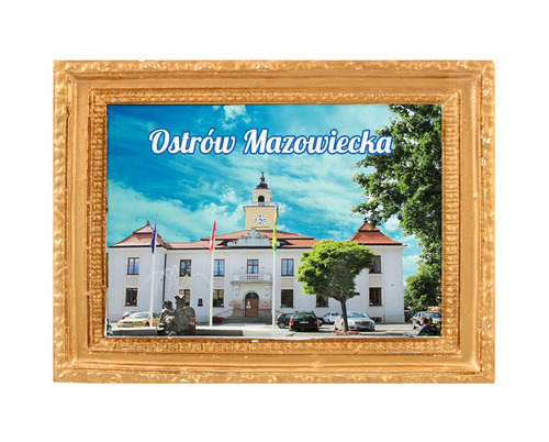 Polyresinowy magnes rama Ostrów Mazowiecka