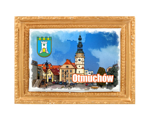 Polyresinowy magnes rama Otmuchów
