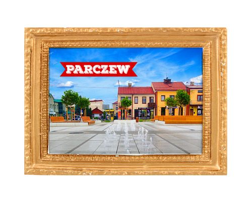 Polyresinowy magnes rama Parczew