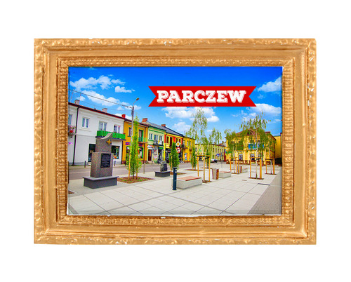Polyresinowy magnes rama Parczew