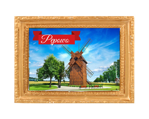 Polyresinowy magnes rama Pępowo