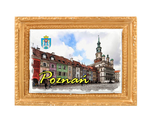 Polyresinowy magnes rama Poznań