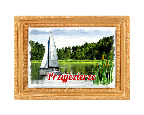Polyresinowy magnes rama Przyjezierze