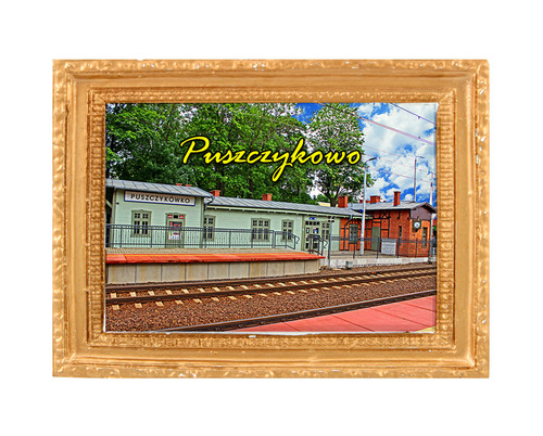 Polyresinowy magnes rama Puszczykowo