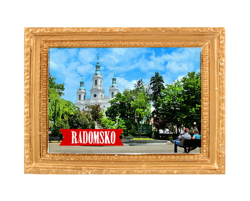 Polyresinowy magnes rama Radomsko