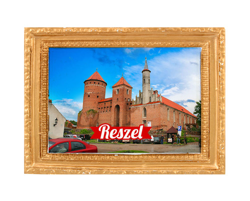 Polyresinowy magnes rama Reszel