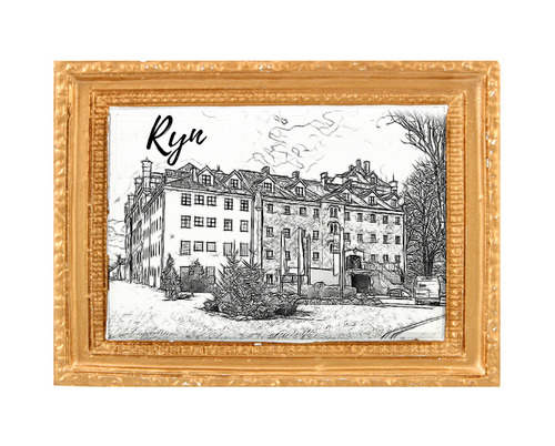 Polyresinowy magnes rama Ryn
