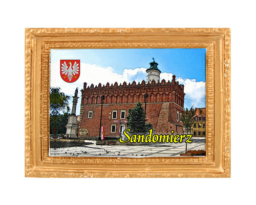 Polyresinowy magnes rama Sandomierz