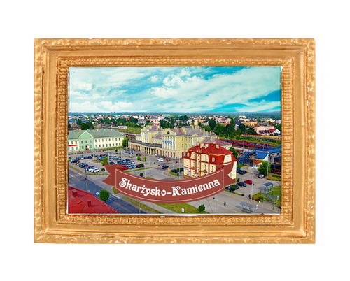 Polyresinowy magnes rama Skarżysko-Kamienna