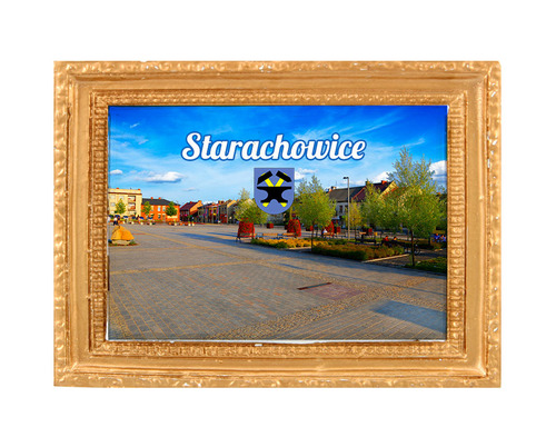 Polyresinowy magnes rama Starachowice
