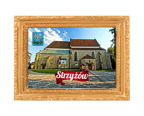 Polyresinowy magnes rama Strzyżów