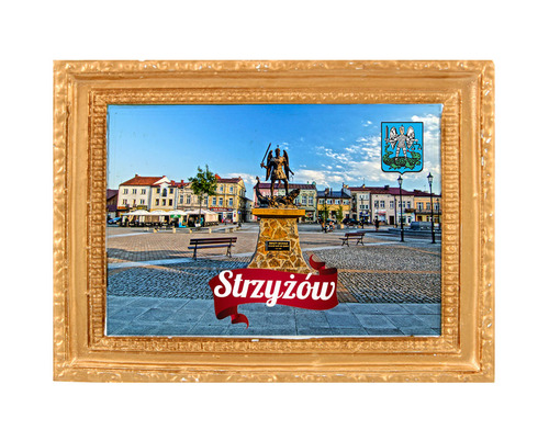 Polyresinowy magnes rama Strzyżów
