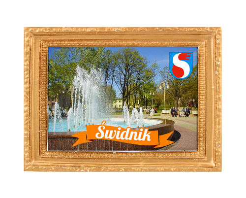 Polyresinowy magnes rama Świdnik