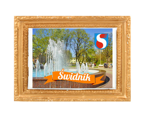 Polyresinowy magnes rama Świdnik