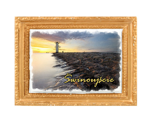 Polyresinowy magnes rama Świnoujście