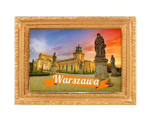 Polyresinowy magnes rama Warszawa