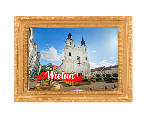 Polyresinowy magnes rama Wieluń