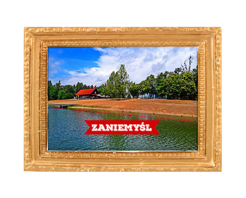 Polyresinowy magnes rama Zaniemyśl