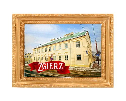 Polyresinowy magnes rama Zgierz
