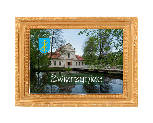 Polyresinowy magnes rama Zwierzyniec