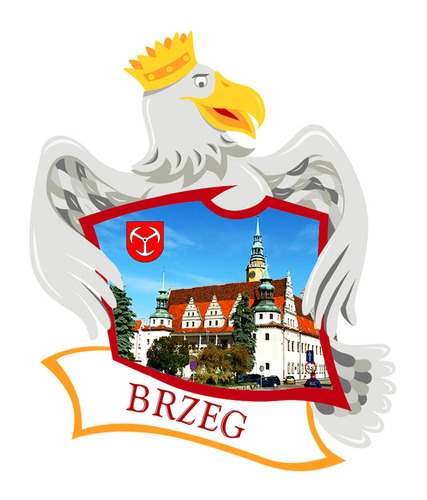 Polyresinowy magnes Orzeł Brzeg