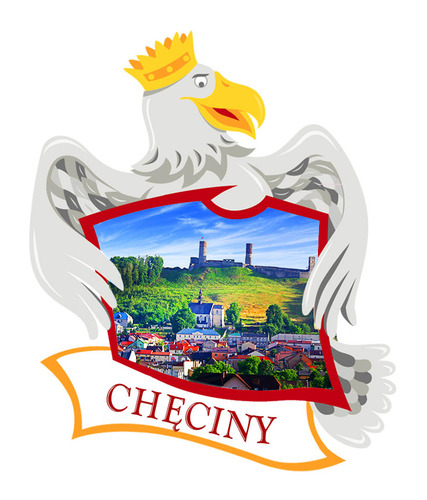 Polyresinowy magnes Orzeł Chęciny