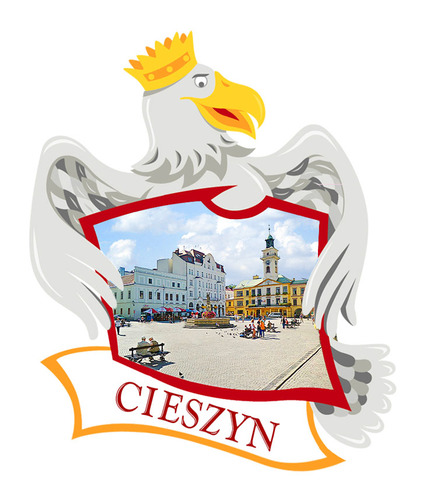 Polyresinowy magnes Orzeł Cieszyn