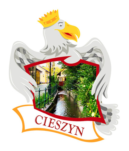 Polyresinowy magnes Orzeł Cieszyn