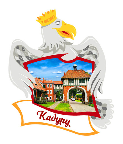 Polyresinowy magnes Orzeł Kadyny