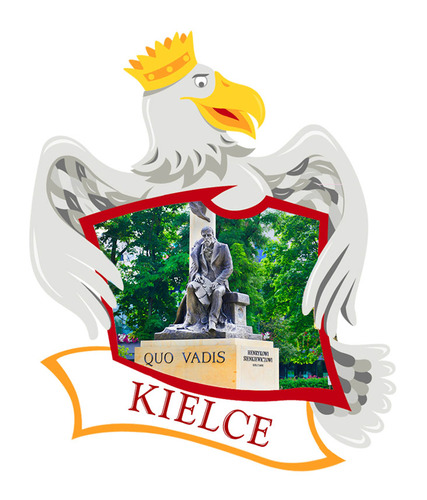 Polyresinowy magnes Orzeł Kielce