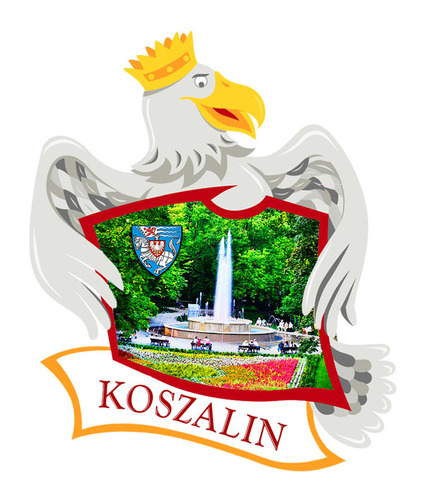 Polyresinowy magnes Orzeł Koszalin