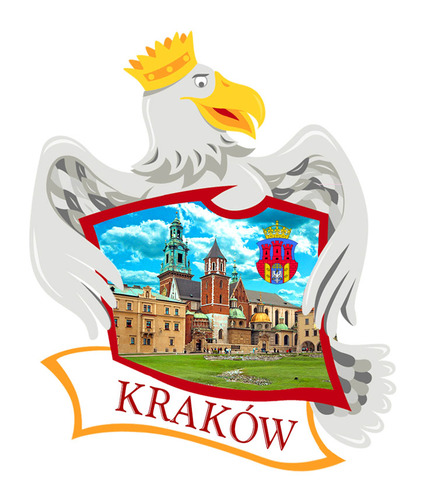 Polyresinowy magnes Orzeł Kraków