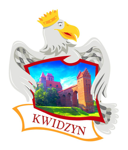 Polyresinowy magnes Orzeł Kwidzyn