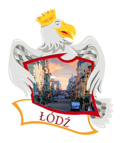 Polyresinowy magnes Orzeł Łódź