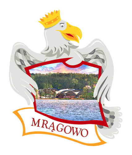 Polyresinowy magnes Orzeł Mrągowo