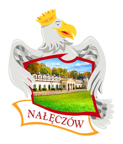 Polyresinowy magnes Orzeł Nałęczów