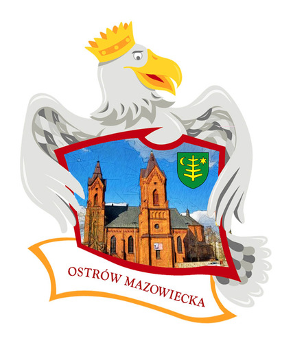 Polyresinowy magnes Orzeł Ostrów Mazowiecka