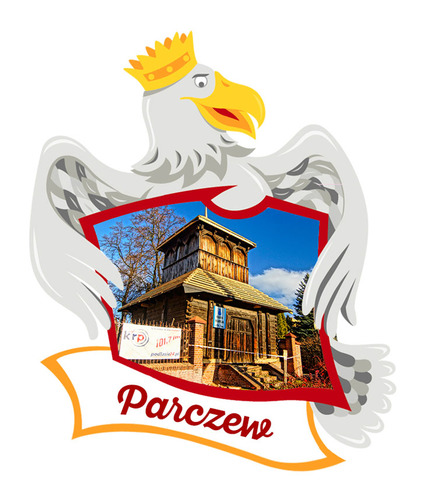 Polyresinowy magnes Orzeł Parczew