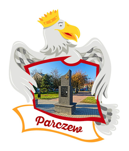 Polyresinowy magnes Orzeł Parczew