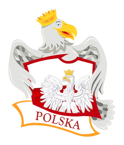 Polyresinowy magnes Orzeł Polska
