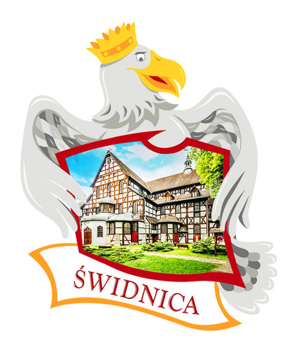 Polyresinowy magnes Orzeł Świdnica