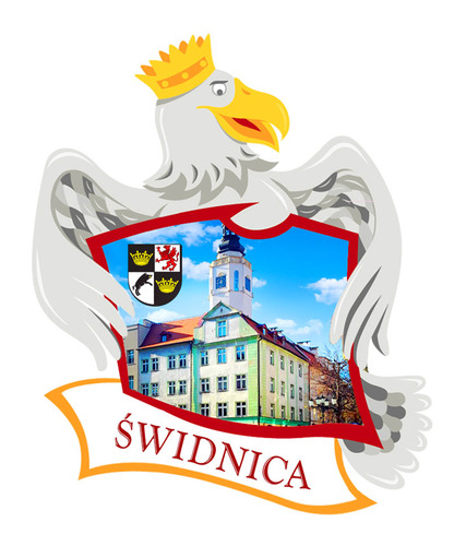 Polyresinowy magnes Orzeł Świdnica