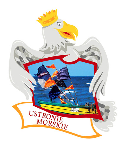 Polyresinowy magnes Orzeł Ustronie Morskie